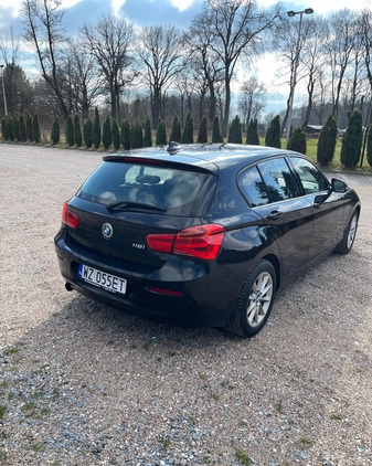 BMW Seria 1 cena 61500 przebieg: 115000, rok produkcji 2016 z Warszawa małe 92